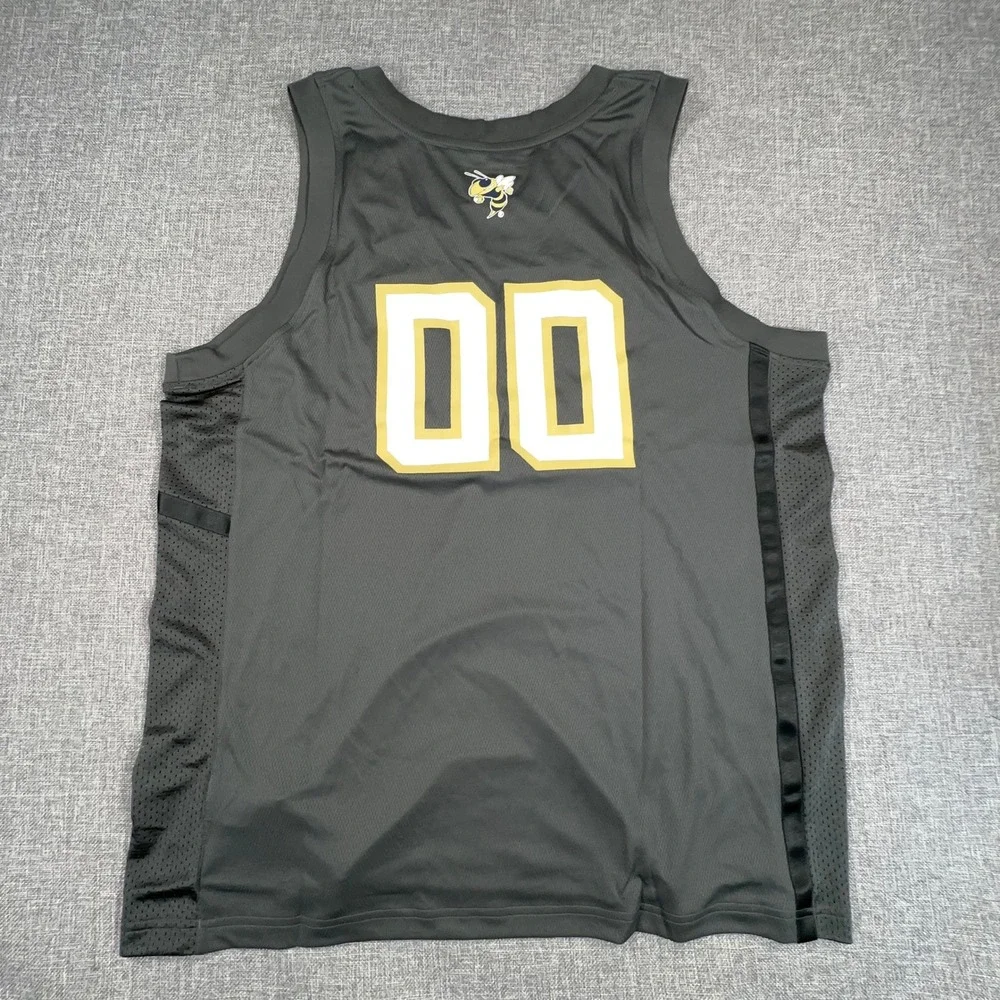 Adidas Georgia Tech #00 Swingman Basketball Jersey Mens XL Gray NCAA Gameday NEW
